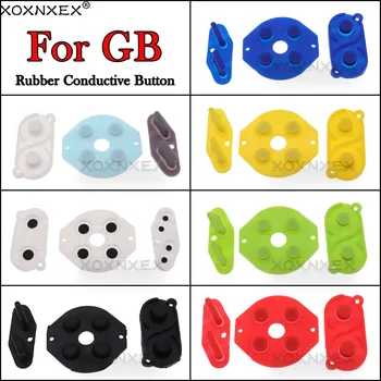 1 комплект Лучшая цена за 7 цветов Для GameBoy Classic GB Токопроводящие Резиновые Силиконовые Накладки Кнопки Для Консоли Game Boy Classic D-pad