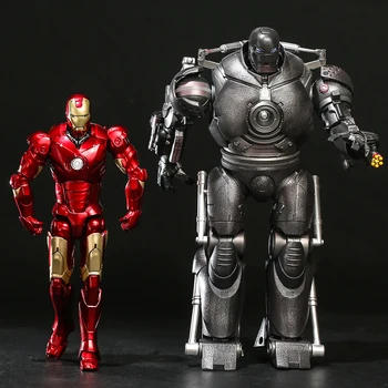 ZD Подлинный Железный Человек MK3 и Железный торговец, коллекционная фигурка, Фигурное украшение, кукла со светом