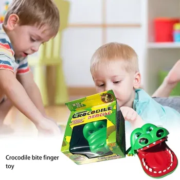 Игрушка для кусания зубами крокодила, креативные Практичные игры для стоматолога, кусающего акулу за палец, Игрушки для детей и взрослых, игра с укусом крокодила за палец